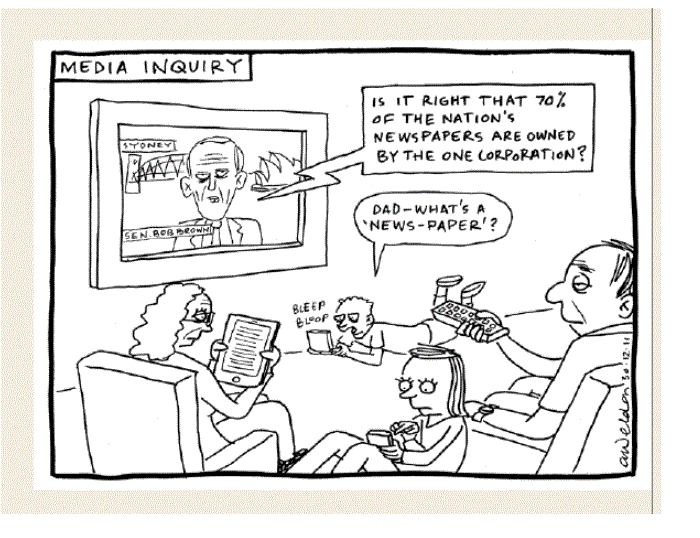 Figure 4: Focus on newspapers misguided?